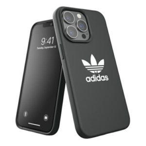 Coque Silicone Adidas pour Apple Iphone 13, 13 Pro noir